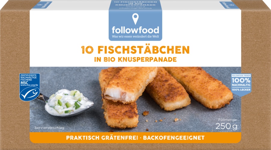 followfood 10 Fischstäbchen