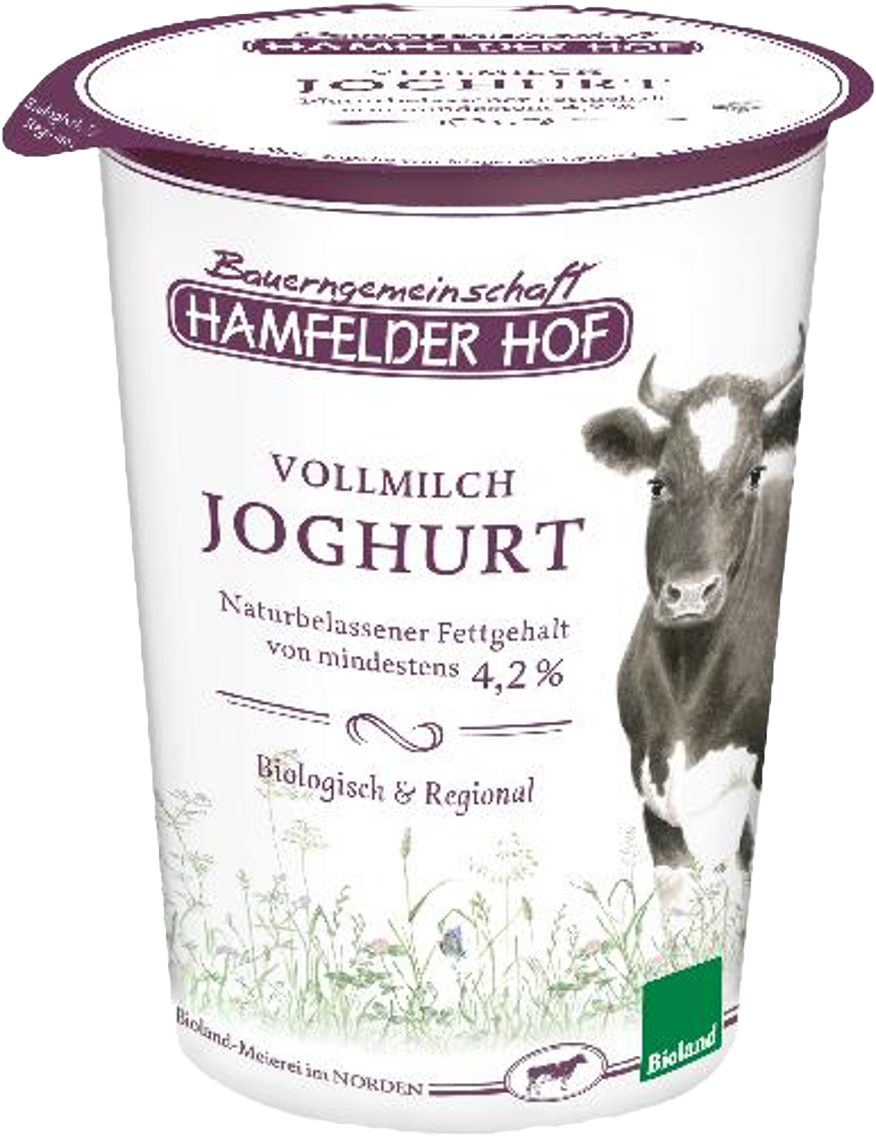 Bio Hamfelder Hof Joghurt 4,2 % Fett