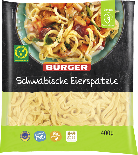 Bürger Schwäbische Eierspätzle, Eierknöpfle, Kartoffel-Schupfnudeln 