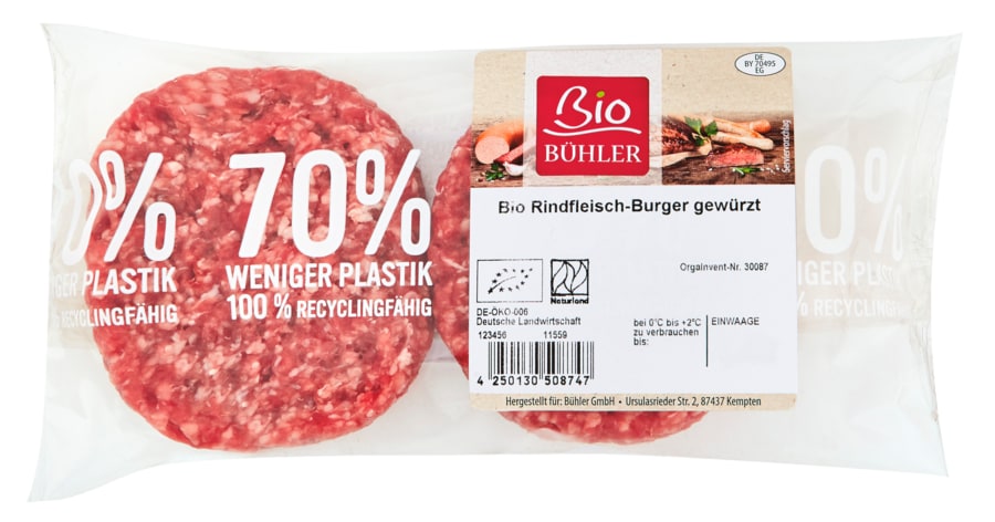 Bio-Rindfleisch-Burger*