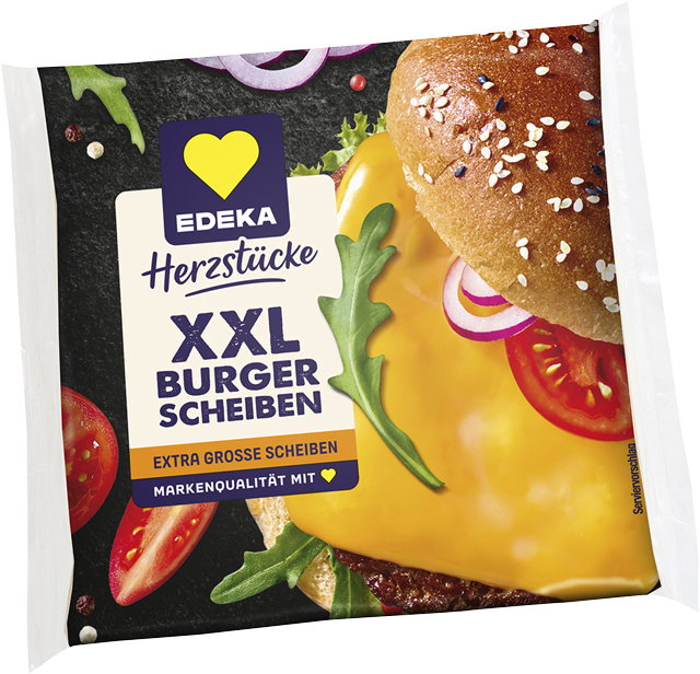 EDEKA Herzstücke XXL Burger Käsescheiben
