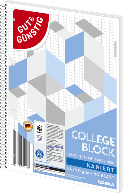 Collegeblock A4