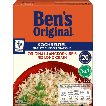Ben’s Original Langkorn-Reis oder Natur-Reis