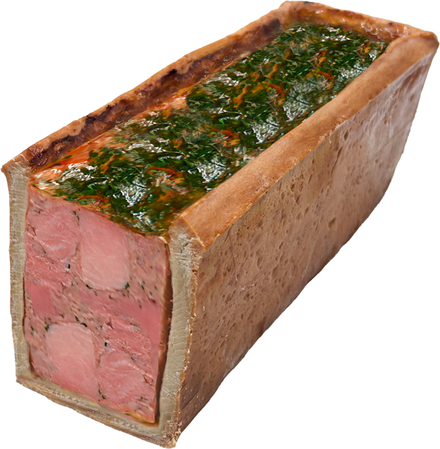 Original Elsässer Pâté en Croûte mit Geflügelfleisch