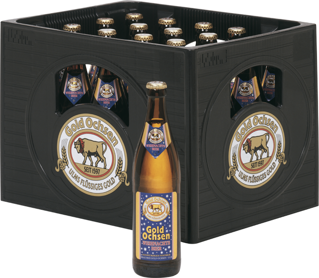 2 Kisten¹ Gold Ochsen Weihnachtsbier 