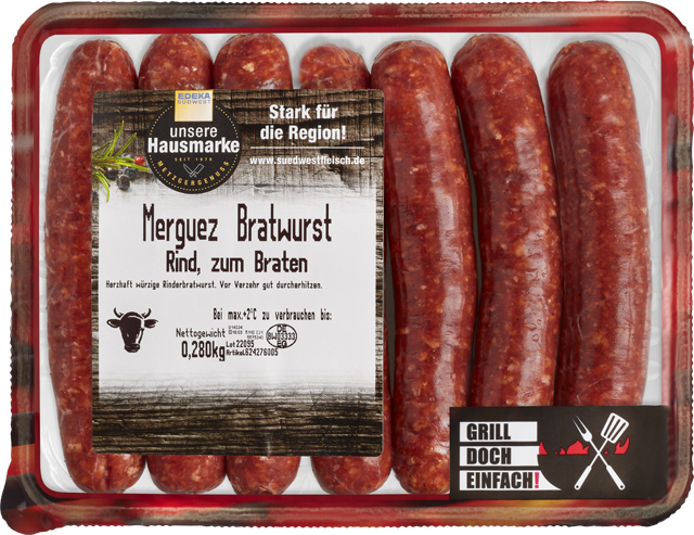 „Grill doch einfach“ Merguez-Bratwurst 