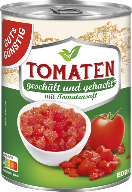 Gut & Günstig Tomaten gehackt
