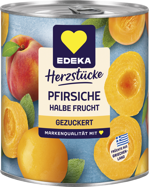 EDEKA Herzstücke Pfirsiche halbe Frucht