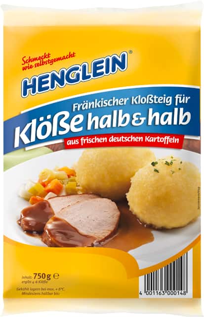 Henglein Fränkischer Kloßteig für Klöße halb & halb