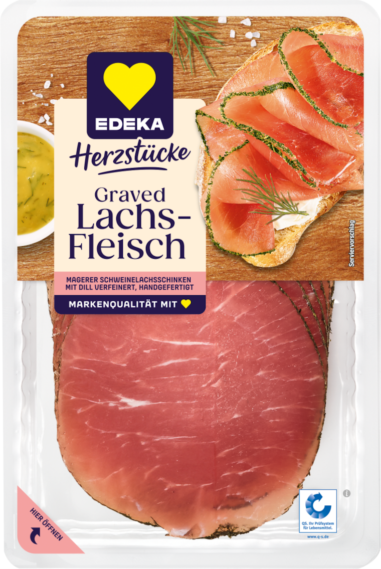 EDEKA Herzstücke Graved Lachsfleisch