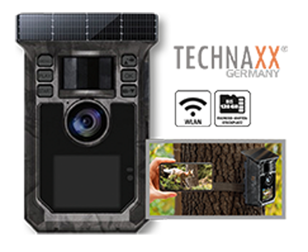 TECHNAXX "TX-326" Solar-Wifi-Wildcam