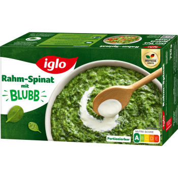 iglo Rahm-, Würz- oder Blatt-Spinat
