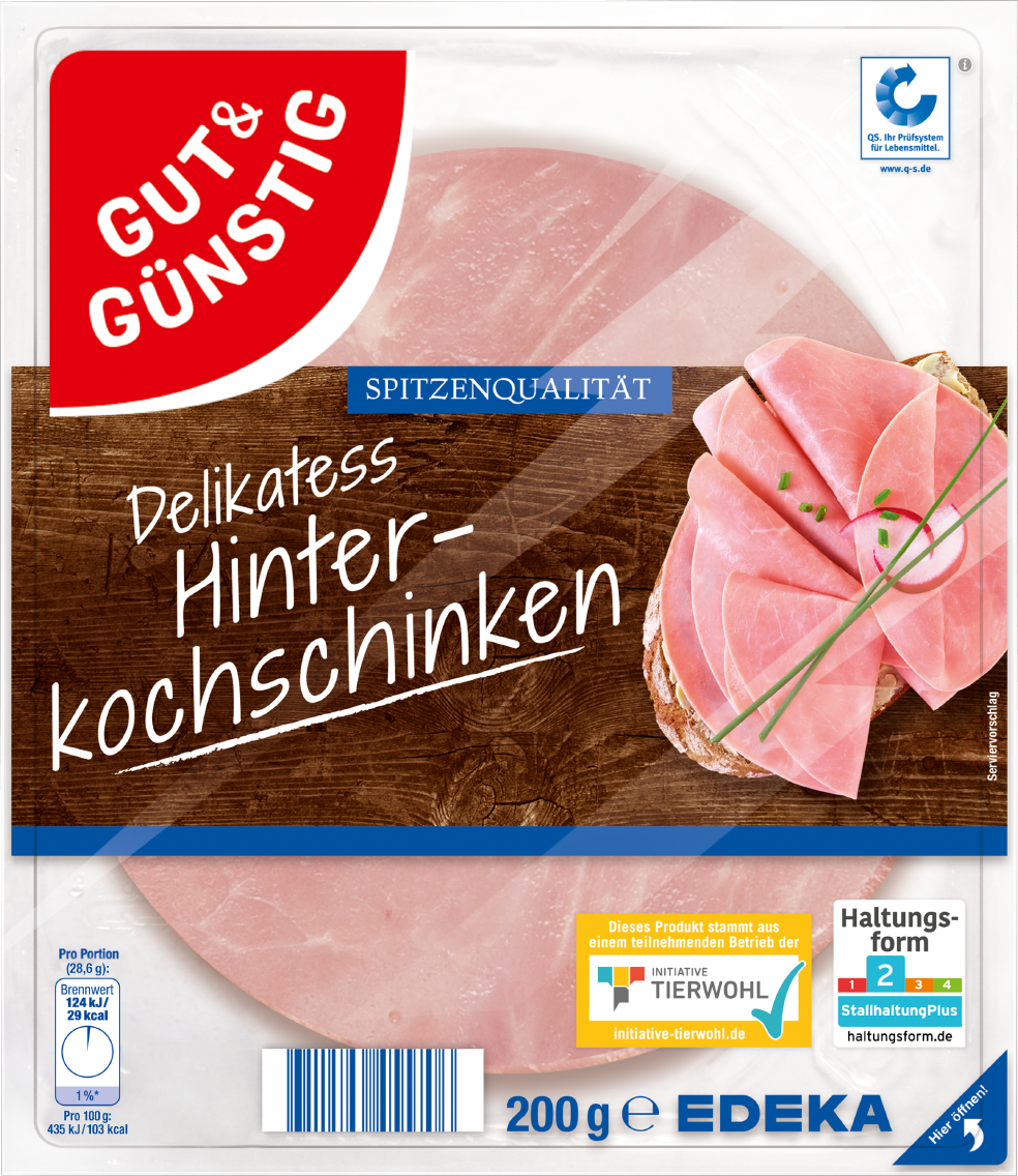 GUT&GÜNSTIG Delikatess Hinterkochschinken