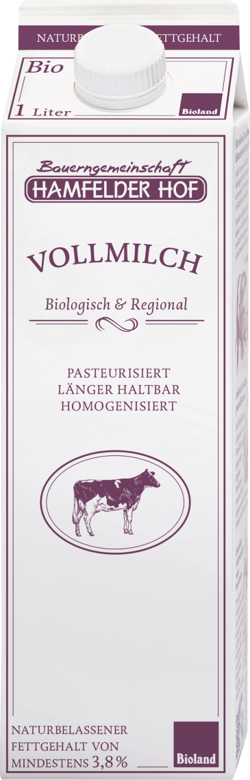 Bio Hamfelder Milch oder Haferdrink