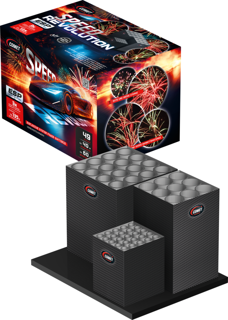 Comet 3 Effekt-Batterien "Speed Revolution"