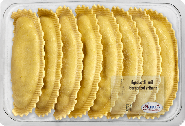 Agnolotti mit Gorgonzola-Birne 