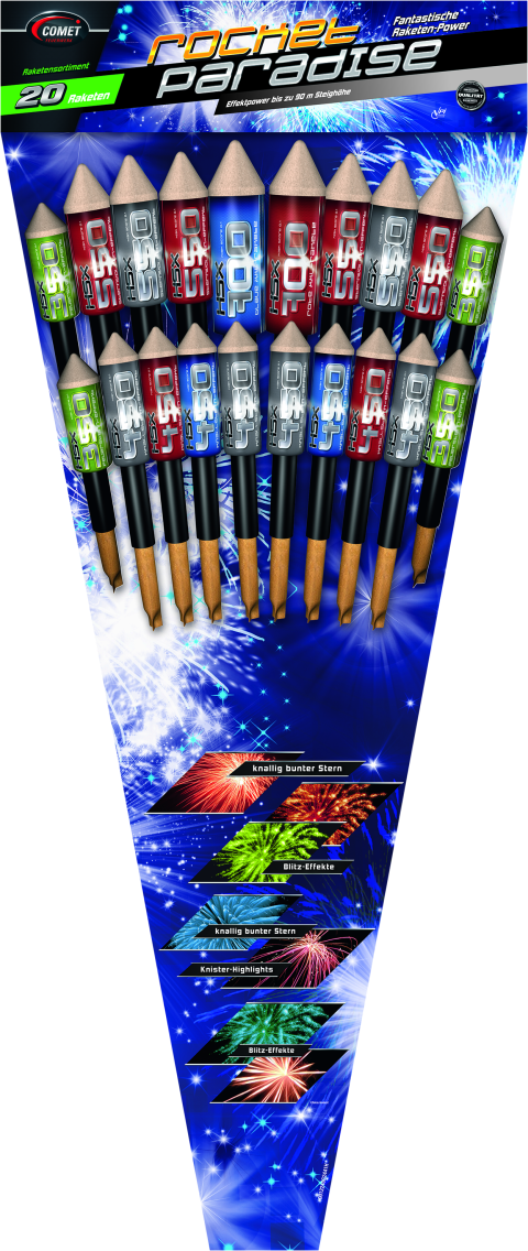 Comet Raketensortiment "Rocket Paradise"