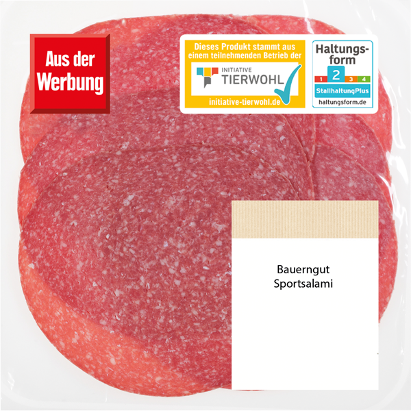 Bauerngut Sportsalami oder Sportsalami Geflügel