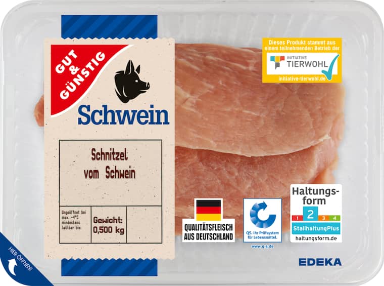 Gut&Günstig Schweineschnitzel*