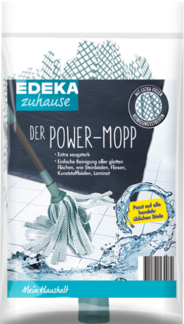EDEKA zuhause Power-Mopp Ersatzkopf