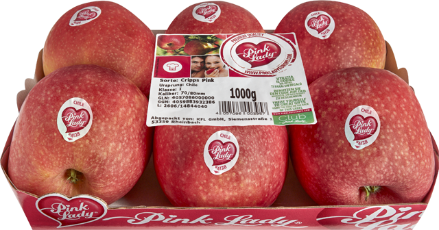 Donnerstag bis Samstag: Äpfel Pink Lady