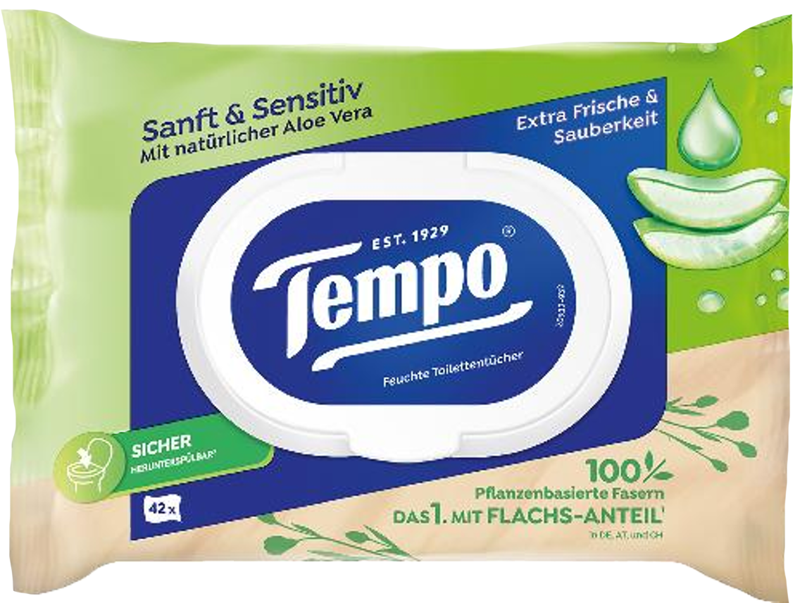 Tempo Feuchtes Toilettenpapier