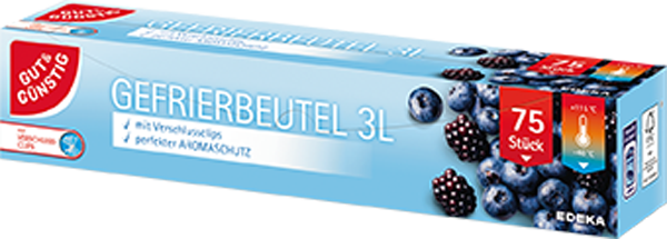 GUT&GÜNSTIG Gefrierbeutel 1/3 Liter