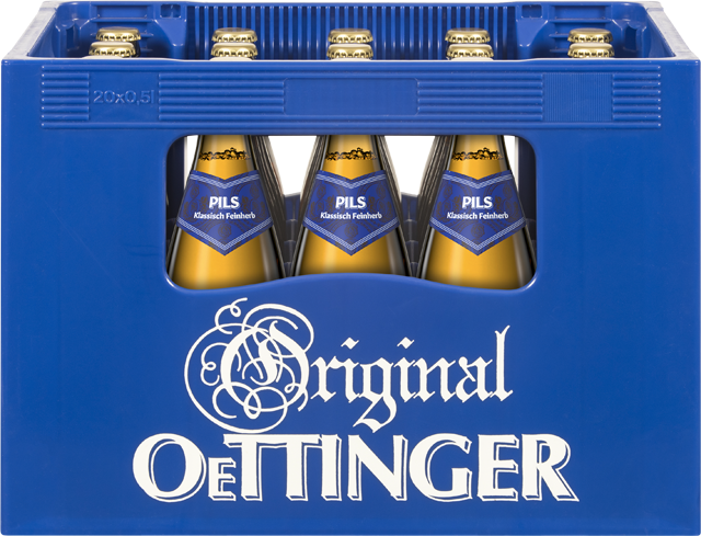 Original Oettinger Pils, Export oder Alkoholfrei 