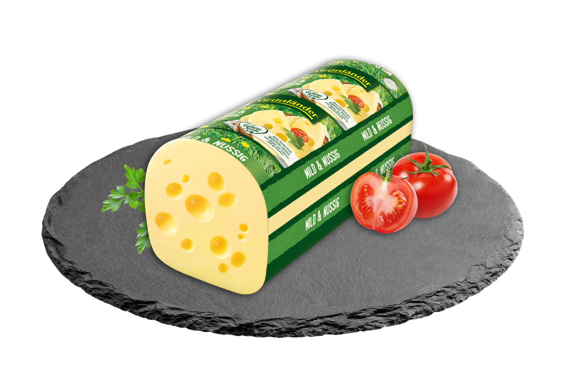 Grünländer deutscher Schnittkäse