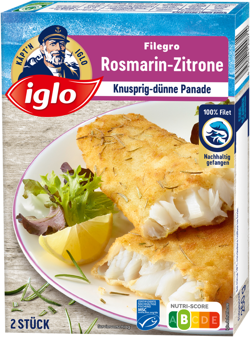 Iglo Filegro oder Goldknusper