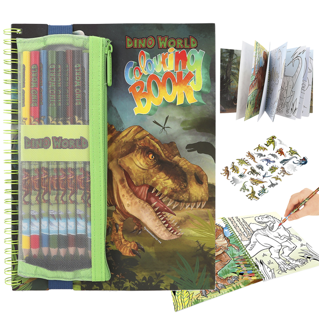 Dino World Malbuch