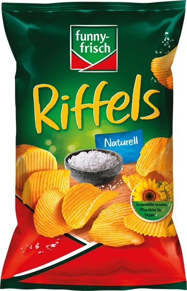 funny-frisch Kesselchips, Cross Cut oder Riffels