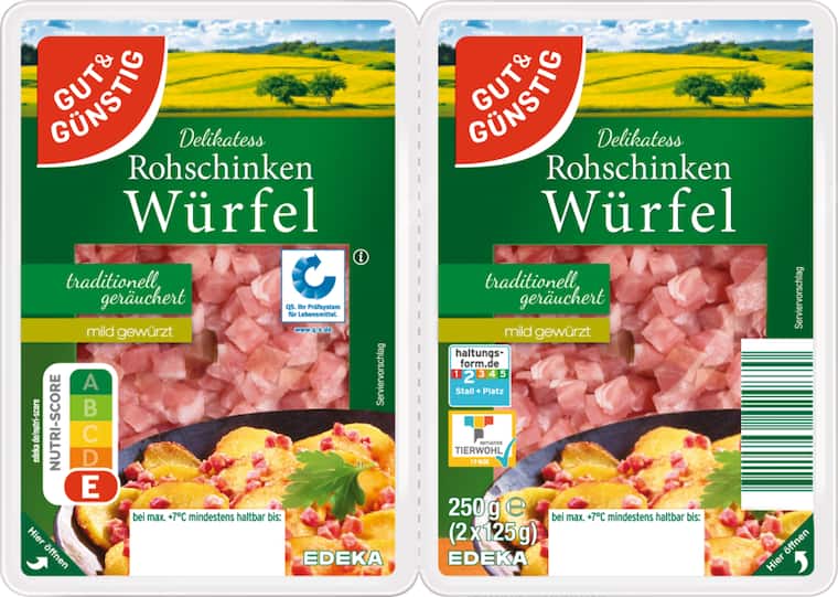Gut&Günstig Delikatess Rohschinken-Würfel*