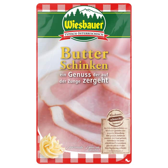 Wiesbauer Butter-*, Birkenrauch-* oder Prosecco-Schinken*