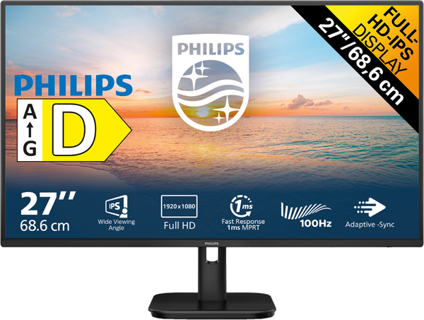 PHILIPS Full-HD-Monitor "27E11N1100A"