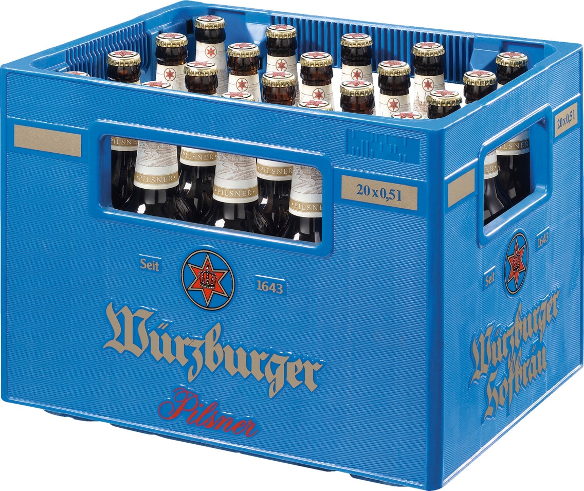 Würzburger Hofbräu Pils oder Hell