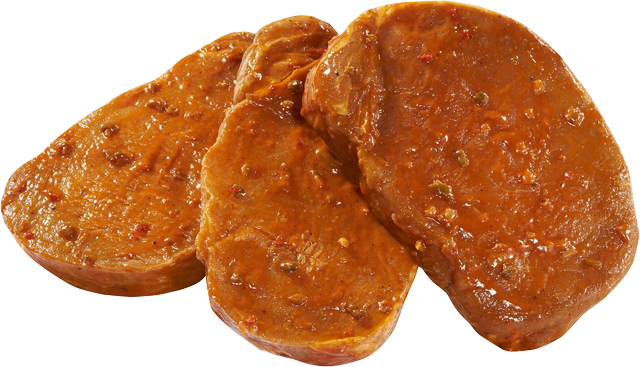 Schweinerückensteaks, XXL-Spieße 