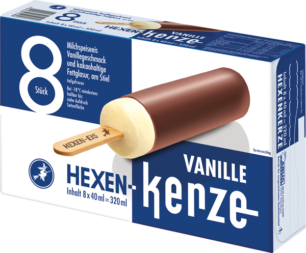 Ablig Hexen-Kerze Vanille
