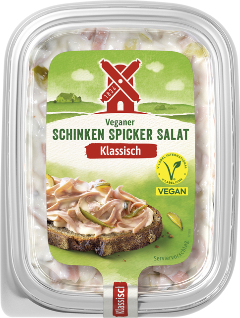 Vegan Rügenwalder Schinken Spicker Salat Klassisch