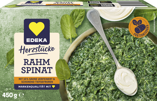 EDEKA Herzstücke Rahmspinat