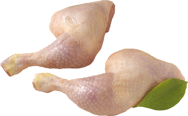 Frische Hähnchenschenkel