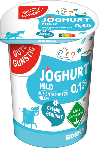 GUT&GÜNSTIG Joghurt 0,1/1,5% Fett