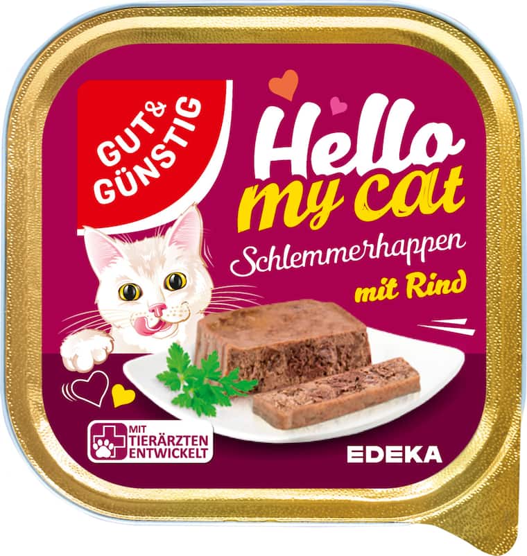 Gut & Günstig Hello my cat Schlemmerhappen