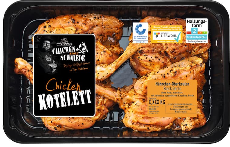 Wiesenhof Chicken & More Schmiede "Chicken Kotelett" Hähnchen-Oberkeulen