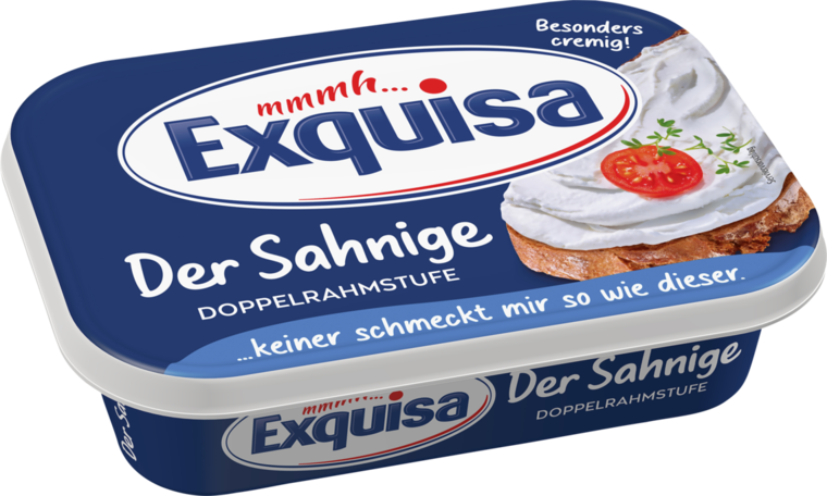 Exquisa Frischkäsezubereitung