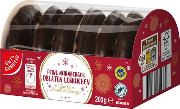 GUT&GÜNSTIG Oblatenlebkuchen