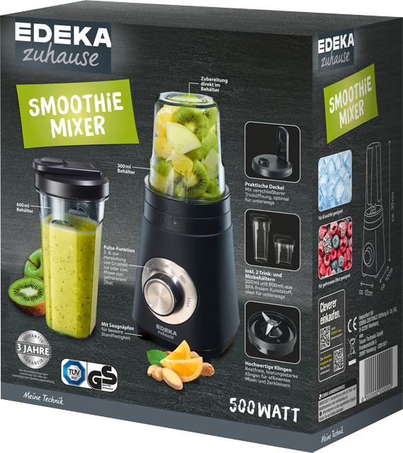 EDEKA zuhause Smoothiemixer BL1403BI-GS