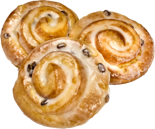 Ab Montag 3 Stück: Hefe-Rosinenschnecken