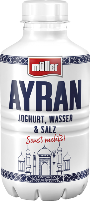 Von Mittwoch bis Samstag: Müller Kalinka Kefir fettarm mild oder Ayran