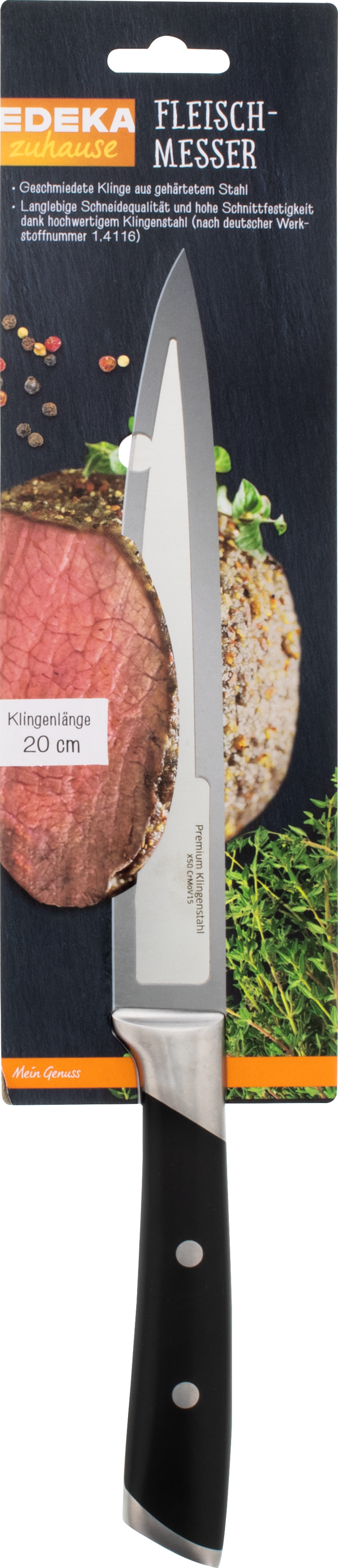 EDEKA zuhause Fleisch-,  Brot- oder Santokumesser